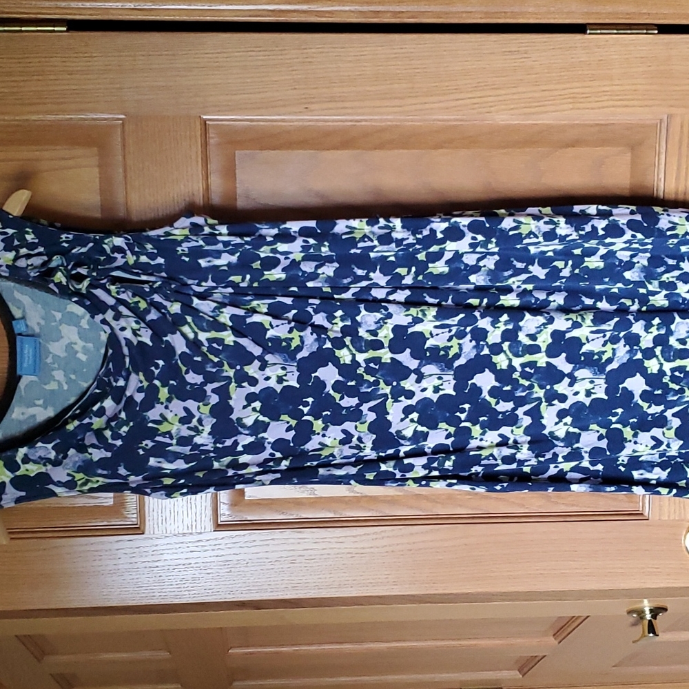 Dress, Simply Vera Wang, rayon and spandex.